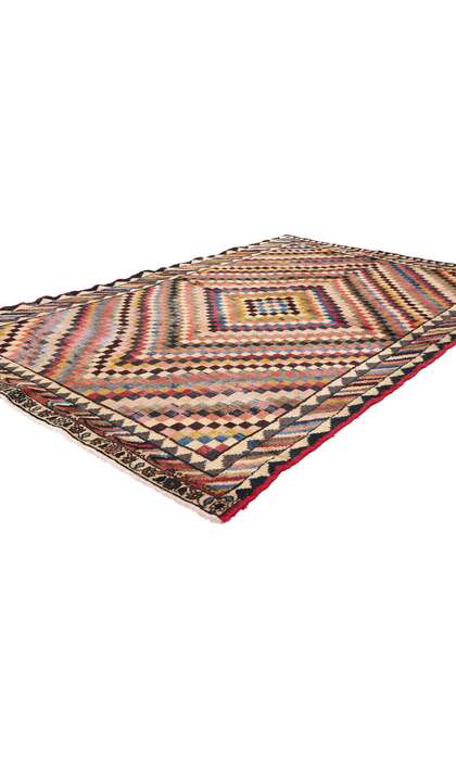 5 x 7 Distressed Vintage Persian Lori Rug 78867
