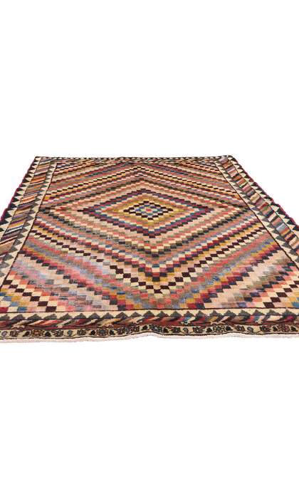 5 x 7 Distressed Vintage Persian Lori Rug 78867