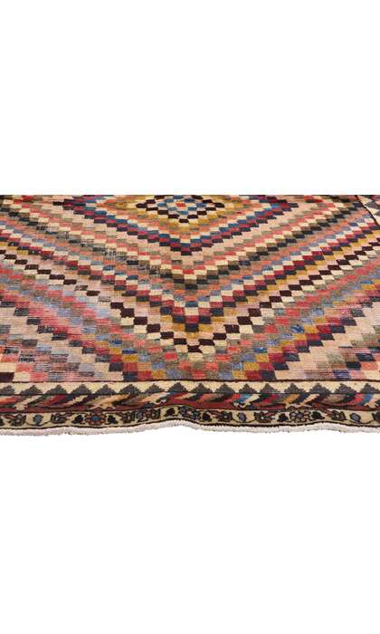 5 x 7 Distressed Vintage Persian Lori Rug 78867