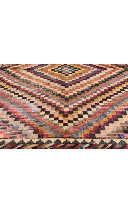 5 x 7 Distressed Vintage Persian Lori Rug 78867