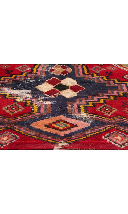 4 x 7 Distressed Vintage Persian Lori Rug 78854