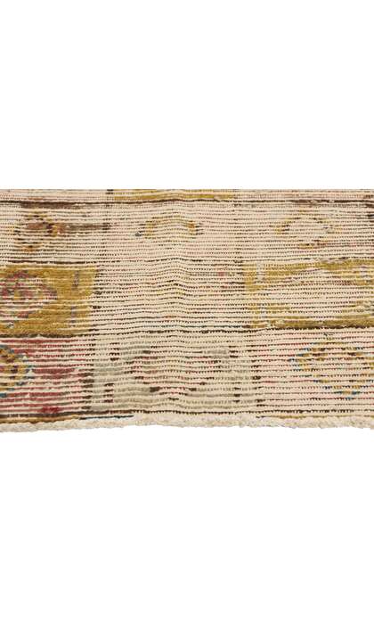 4 x 4 Distressed Vintage Square Persian Lori Rug 78876