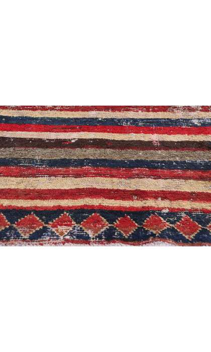 4 x 6 Vintage Persian Lori Striped Rug 78875