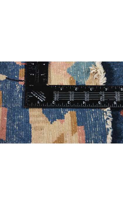 2 x 2 Distressed Antique Round Chinese Art Deco Rug 78900