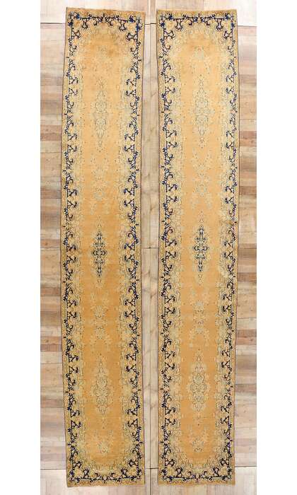 3 x 17 Vintage Persian Kerman Rug 73659
