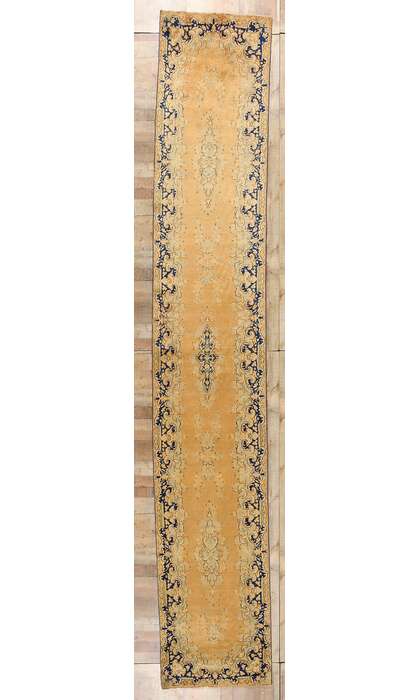 ​3 x 17 Vintage Persian Kerman Rug 73658​