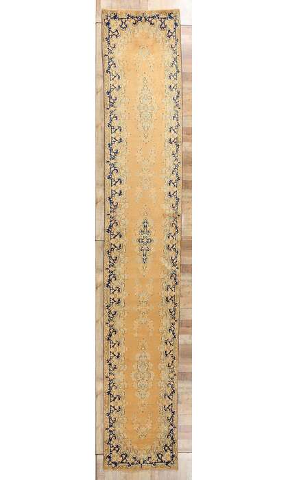 3 x 17 Vintage Persian Kerman Rug 73659