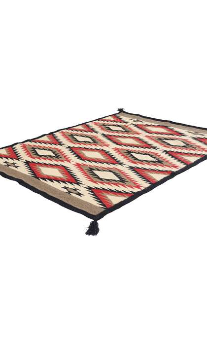 4 x 5 Vintage Eye Dazzler Navajo Rug 81119