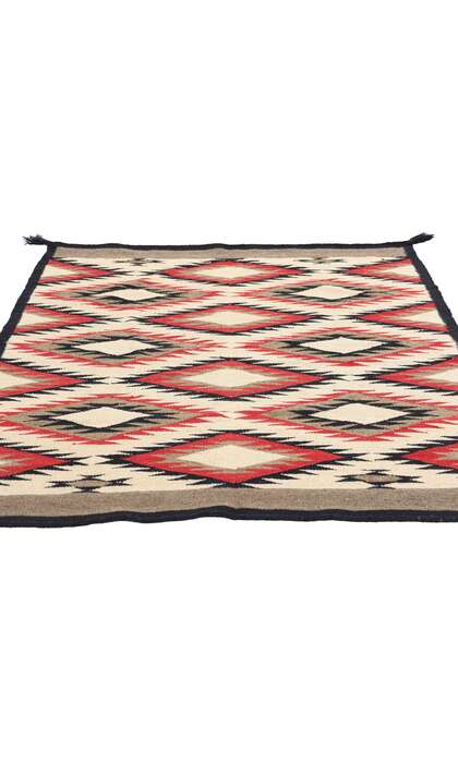 4 x 5 Vintage Eye Dazzler Navajo Rug 81119