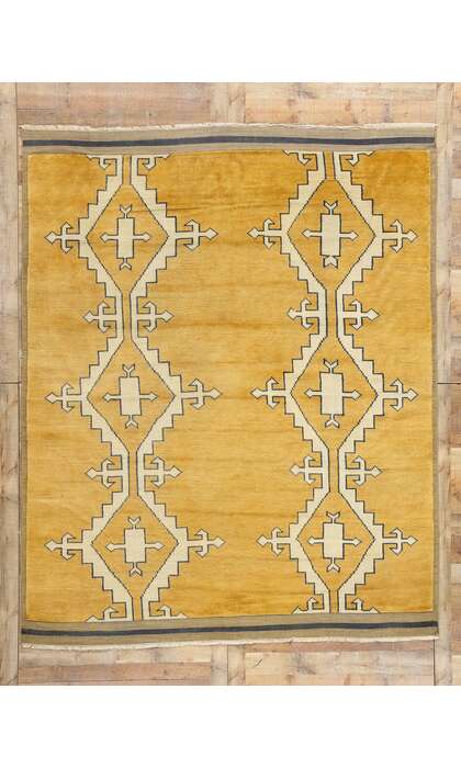 8 x 10 Golden Sahara Talisman Modern Moroccan Rug 31314