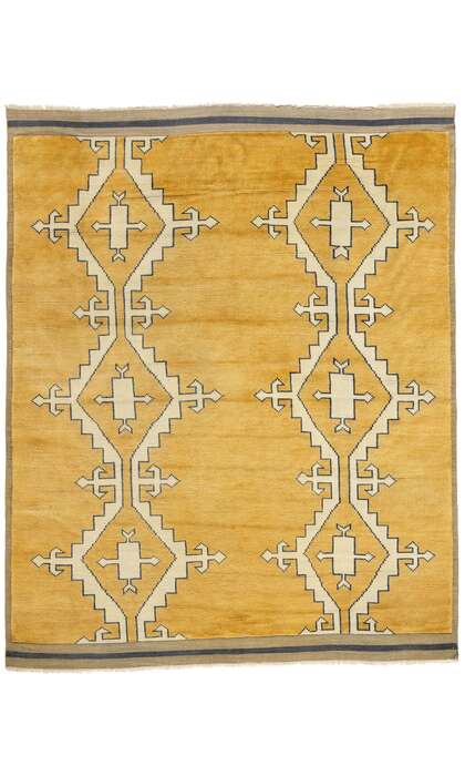 8 x 10 Golden Sahara Talisman Modern Moroccan Rug 31314