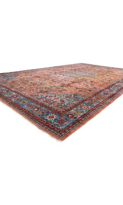 10 x 17 Signed Antique Persian Sultanabad Rug 90020