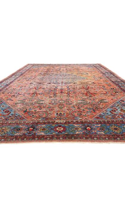 10 x 17 Signed Antique Persian Sultanabad Rug 90020