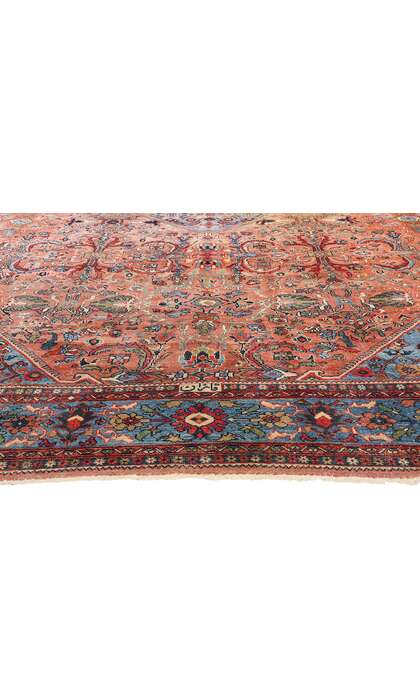10 x 17 Signed Antique Persian Sultanabad Rug 90020