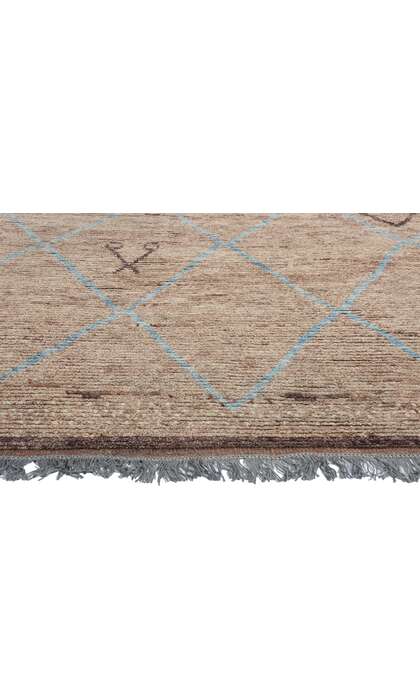 8 x 11 Modern Earth-Tone Moroccan Trellis Rug 31201