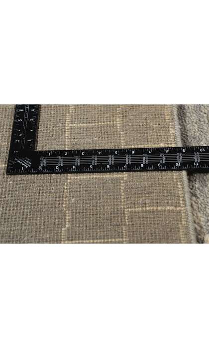 10 x 14 Modern Gray Bauhaus Moroccan Rug 31303