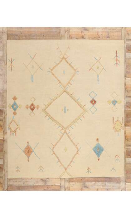 8 x 10 Modern Boho Tribal Moroccan High-Low Rug 31307
