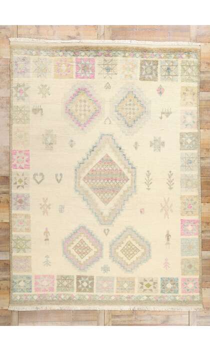 9 x 12 Modern Tribal Boho Moroccan Rug 31277