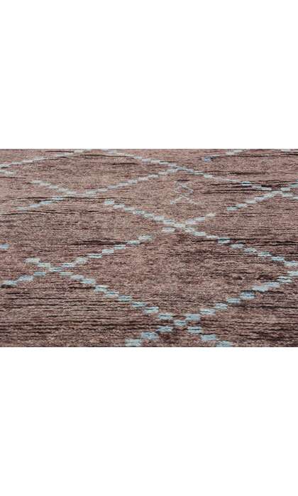 8 x 10 Modern Aubergine Moroccan Trellis Rug 31200