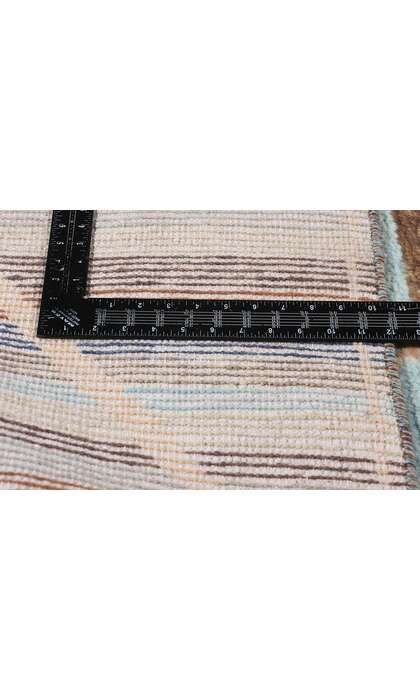 9 x 12 Modern Striped Tribal Moroccan Rug 31294