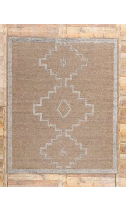 8 x 10 Modern Tribal Moroccan High-Low Rug 31260