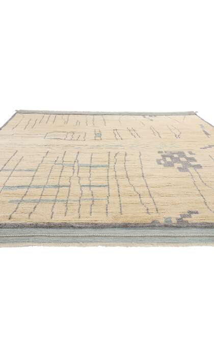 8 x 10 Organic Modern Brutalist Moroccan Rug 31235