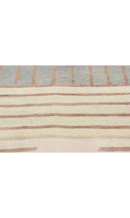8 x 10 Organic Brutalist Striped Moroccan Rug 31313