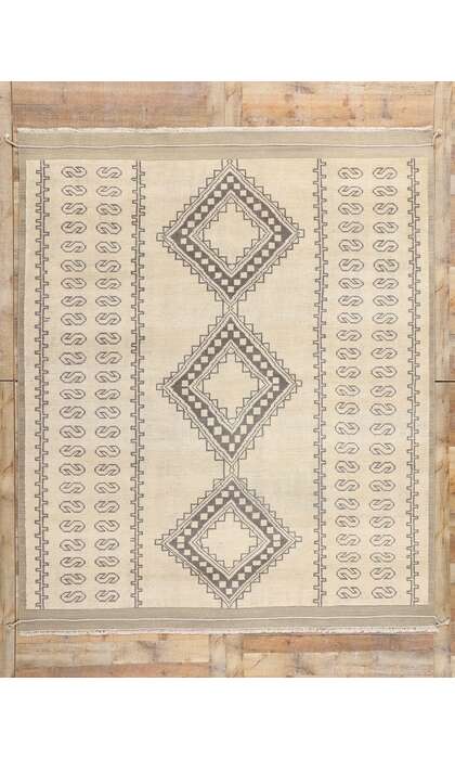 8 x 10 Organic Modern Tribal Moroccan Rug 31236