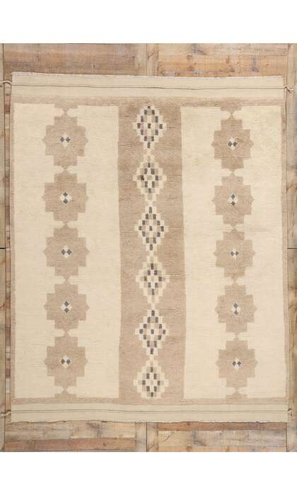 8 x 9 Organic Modern Tribal Moroccan Rug 31191