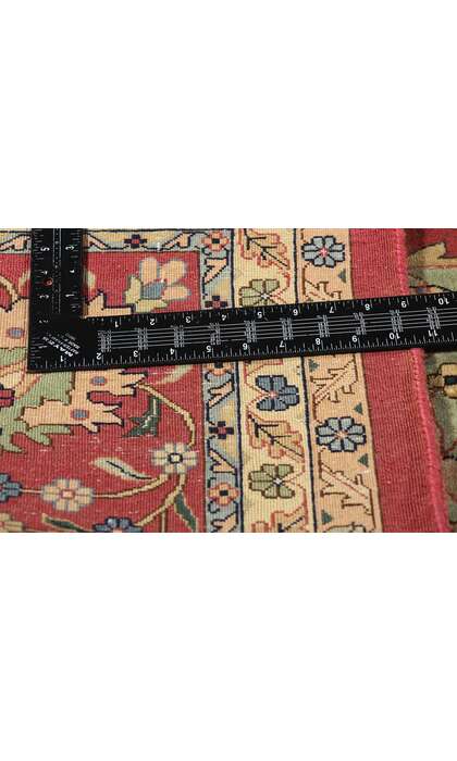 10 x 14 Vintage Indian Agra Rug 78897