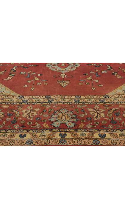 10 x 14 Vintage Indian Agra Rug 78897