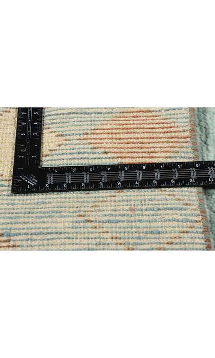 9 x 8 Modern Sky Blue Tribal Moroccan Rug 31220