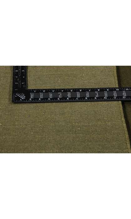 10 x 13 Solid Olive Green Modern Rug 31153