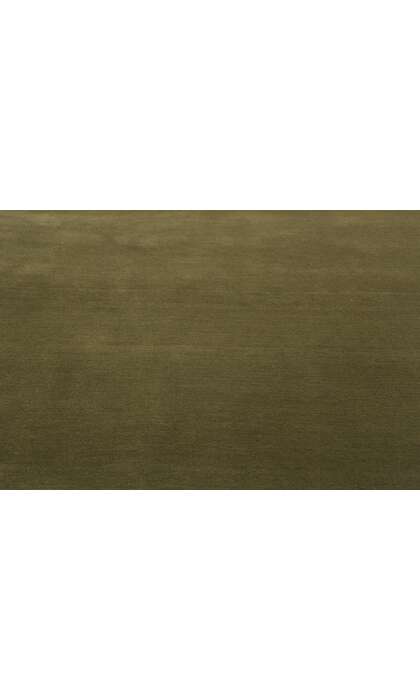 8 x 10 Solid Olive Green Modern Rug 31154
