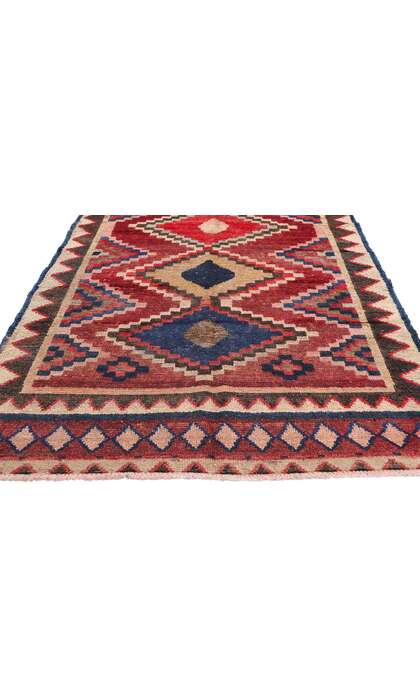 4 x 10 Vintage Persian Lori Rug Runner 78868