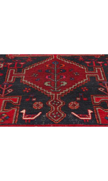 4 x 8 Vintage Persian Nahavand Hamadan Rug 78844