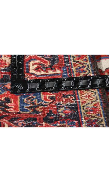 11 x 15 Large Vintage Persian Heriz Rug 78842