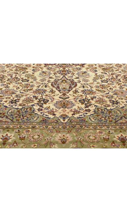 9 x 13 Vintage Persian Kashan Rug 76858