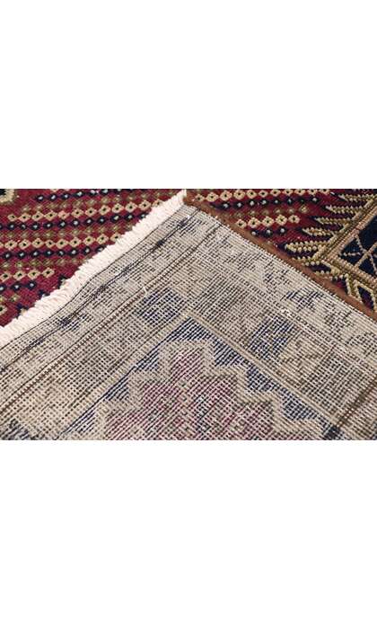 3 x 6 Vintage Persian Bijar Rug 78017
