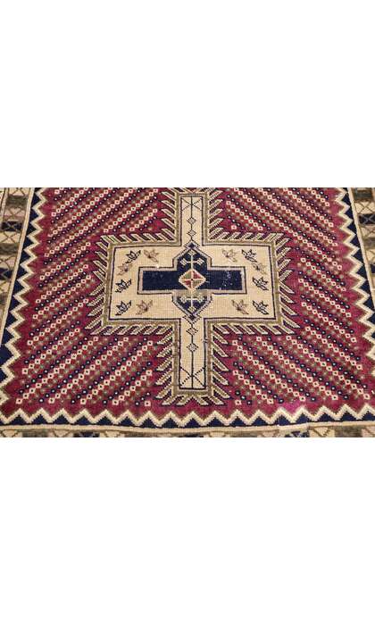 3 x 6 Vintage Persian Bijar Rug 78017