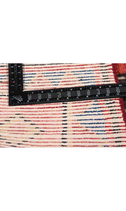 5 x 6 Vintage Persian Lori Checkerboard Rug 78888