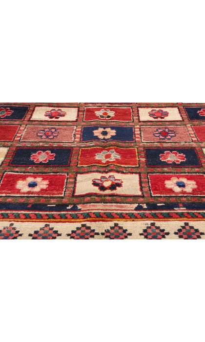 5 x 7 Vintage Persian Lori Checkerboard Rug 78860
