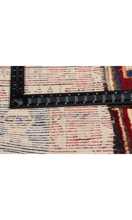 5 x 7 Vintage Persian Lori Checkerboard Rug 78873