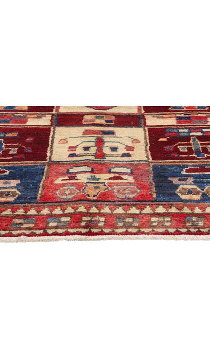 5 x 7 Vintage Persian Lori Checkerboard Rug 78873