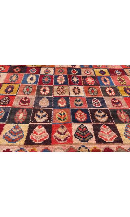 5 x 8 Vintage Persian Lori Checkerboard Rug78877