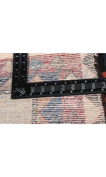 5 x 9 Vintage Persian Lori Checkerboard Rug 78891