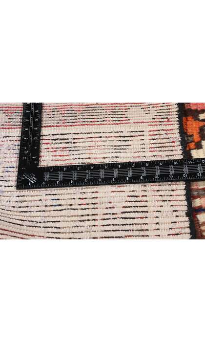 5 x 6 Vintage Persian Lori Checkerboard Rug 78890