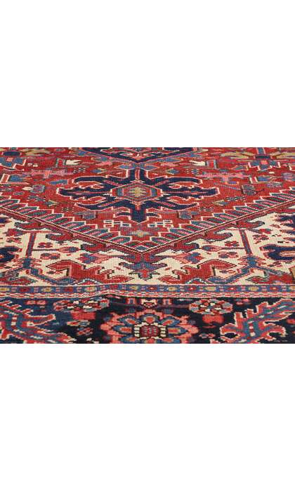 8 x 11 Vintage Persian Heriz Rug 90006