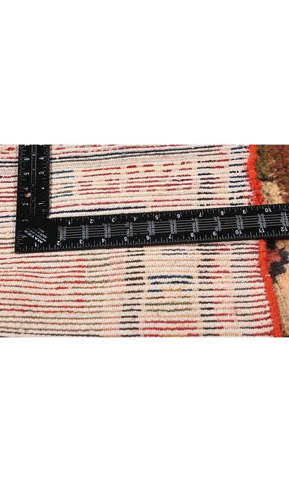 ​6 x 9 Vintage Persian Lori Checkerboard Rug 78881