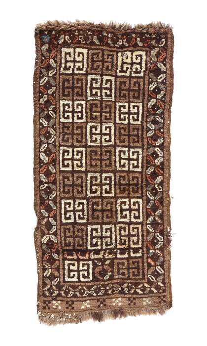 1 x 3 Vintage Persian Lori Rug 78901